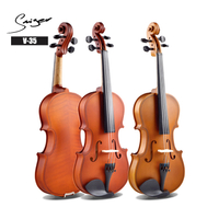 V-35 实心面板小提琴所有尺寸