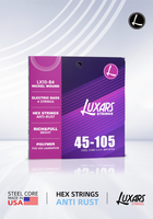 LX10 Luxars 品牌制造商批量批发价钢芯镍绕弦适用于 4/5/6 弦电贝斯
