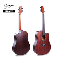 Vines Music Smiger 品牌原声吉他 41 英寸桃花心木初学者吉他出售